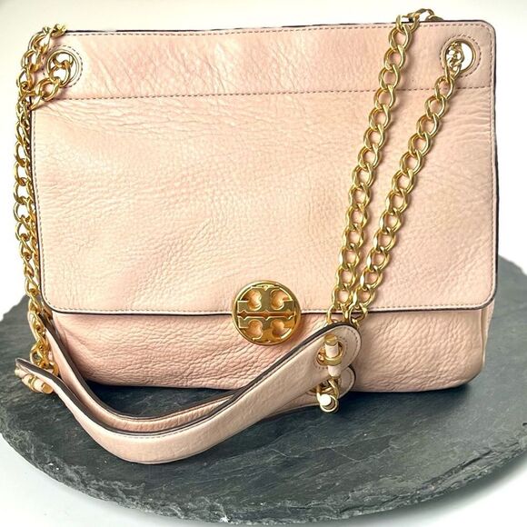 Tory Burch Chelsea Shoulder/Crossbody Pebbled Leather Bag - Picture 3 of 17